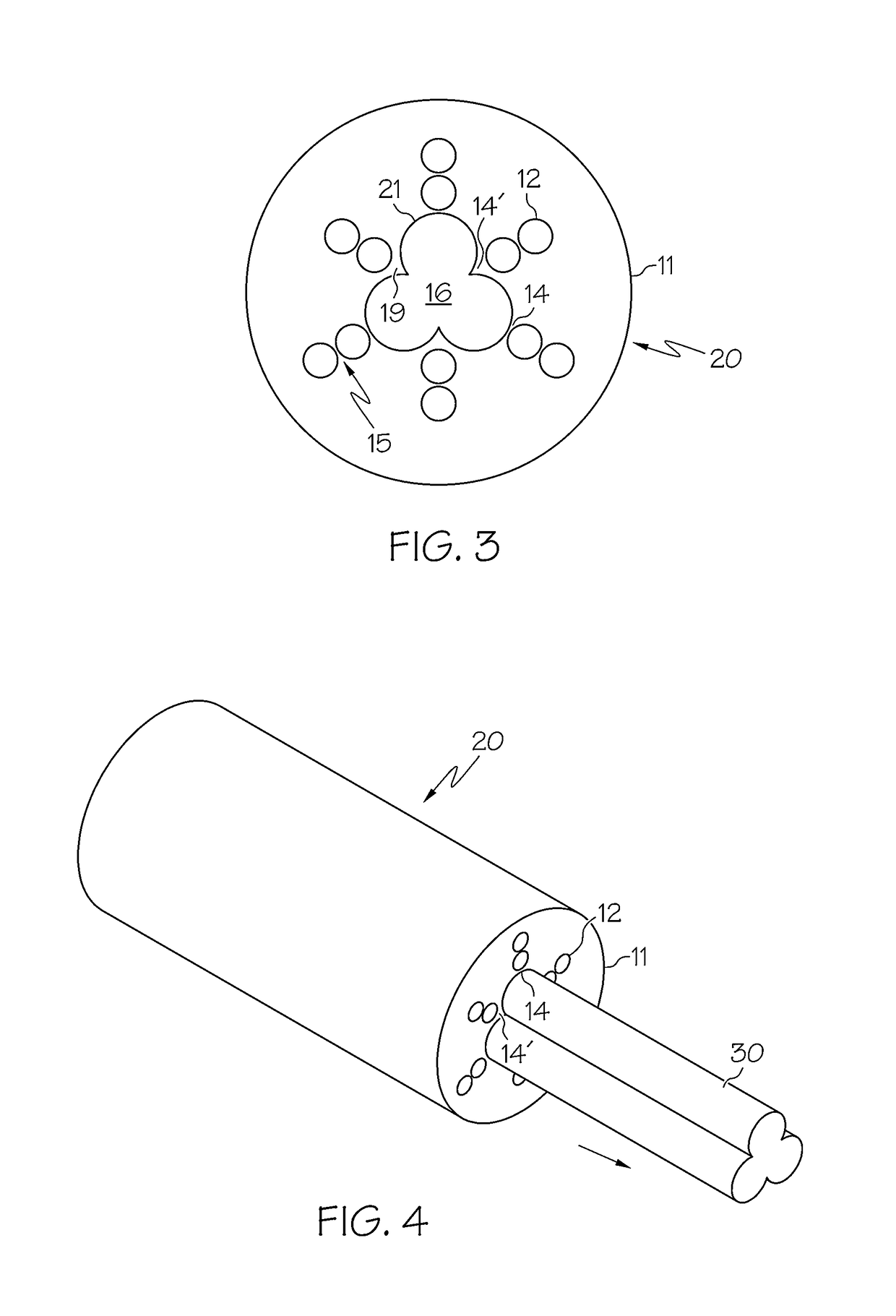 Monofilament-reinforced hollow fiber membrane with scalloped lumen