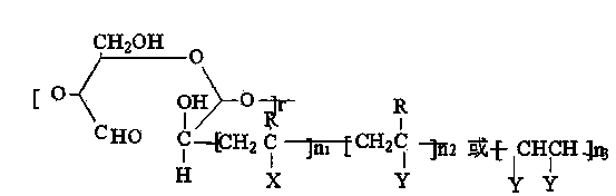 Oxydative degradation starch grafted polycarboxylate superplasticizer and preparation method thereof