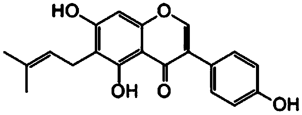 Application of wighteone in preparation of medicines for treating or preventing hand, foot and mouth disease