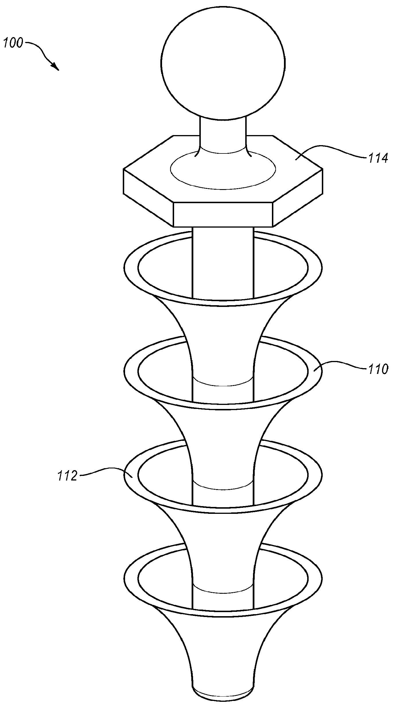 Dental implant using a polymeric post