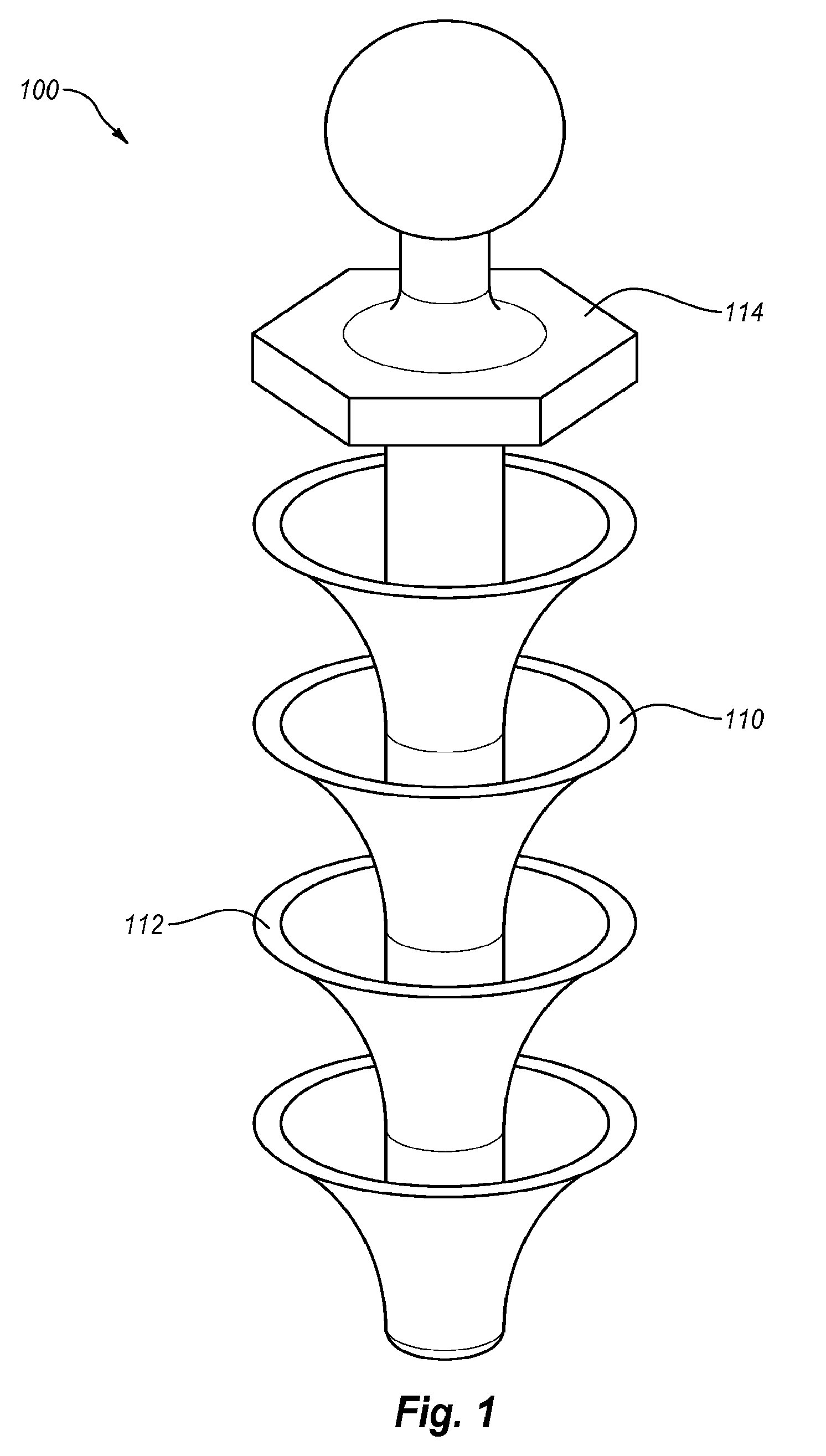 Dental implant using a polymeric post