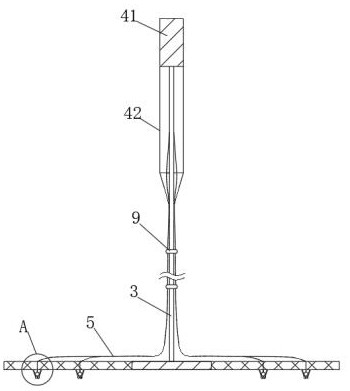 High-efficiency ball picking device for badminton training and method for picking up balls