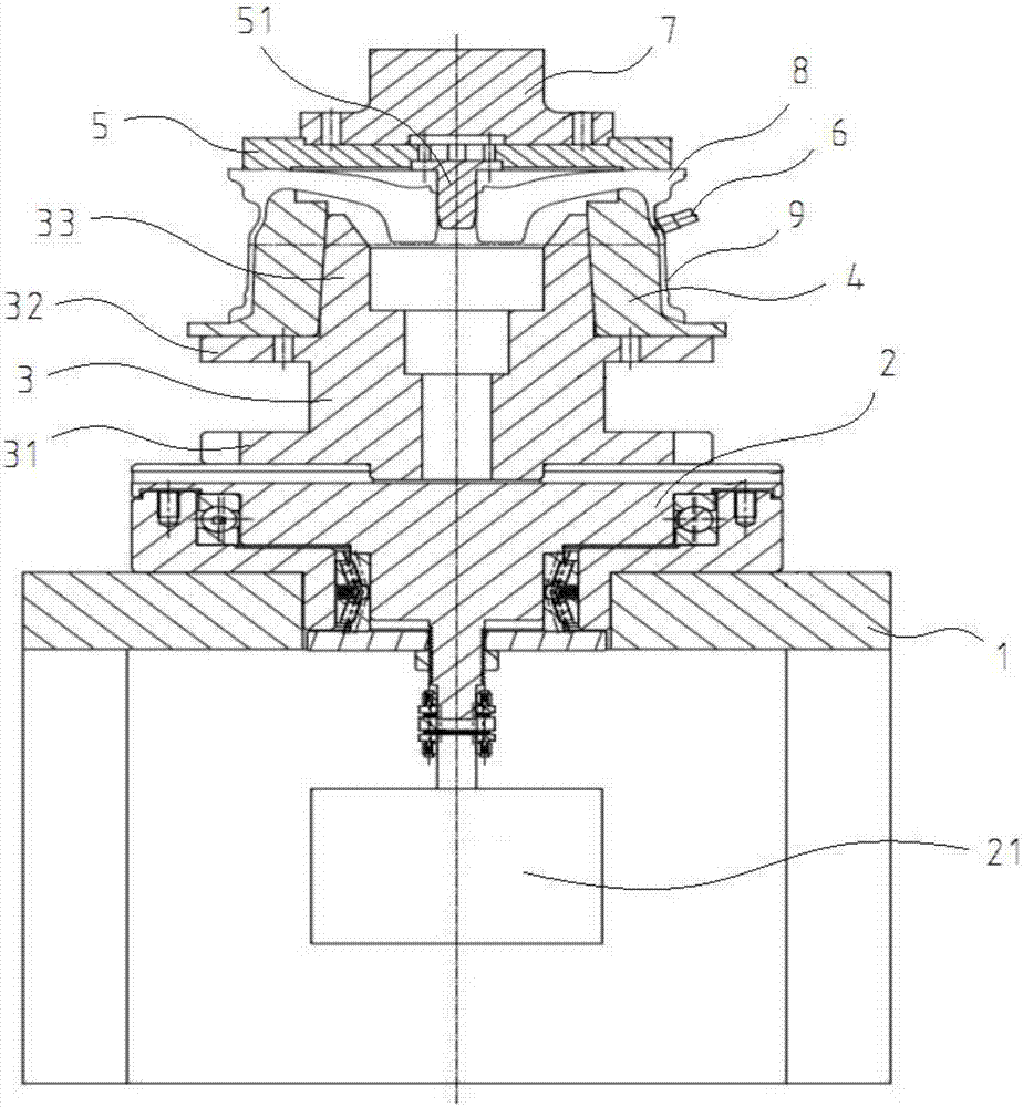 Friction-stir welding blank-making device for aluminium alloy hub, and treatment process thereof