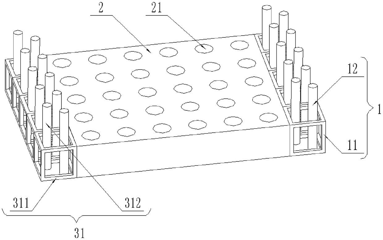 Siltation promotion device and natural coastline generation method