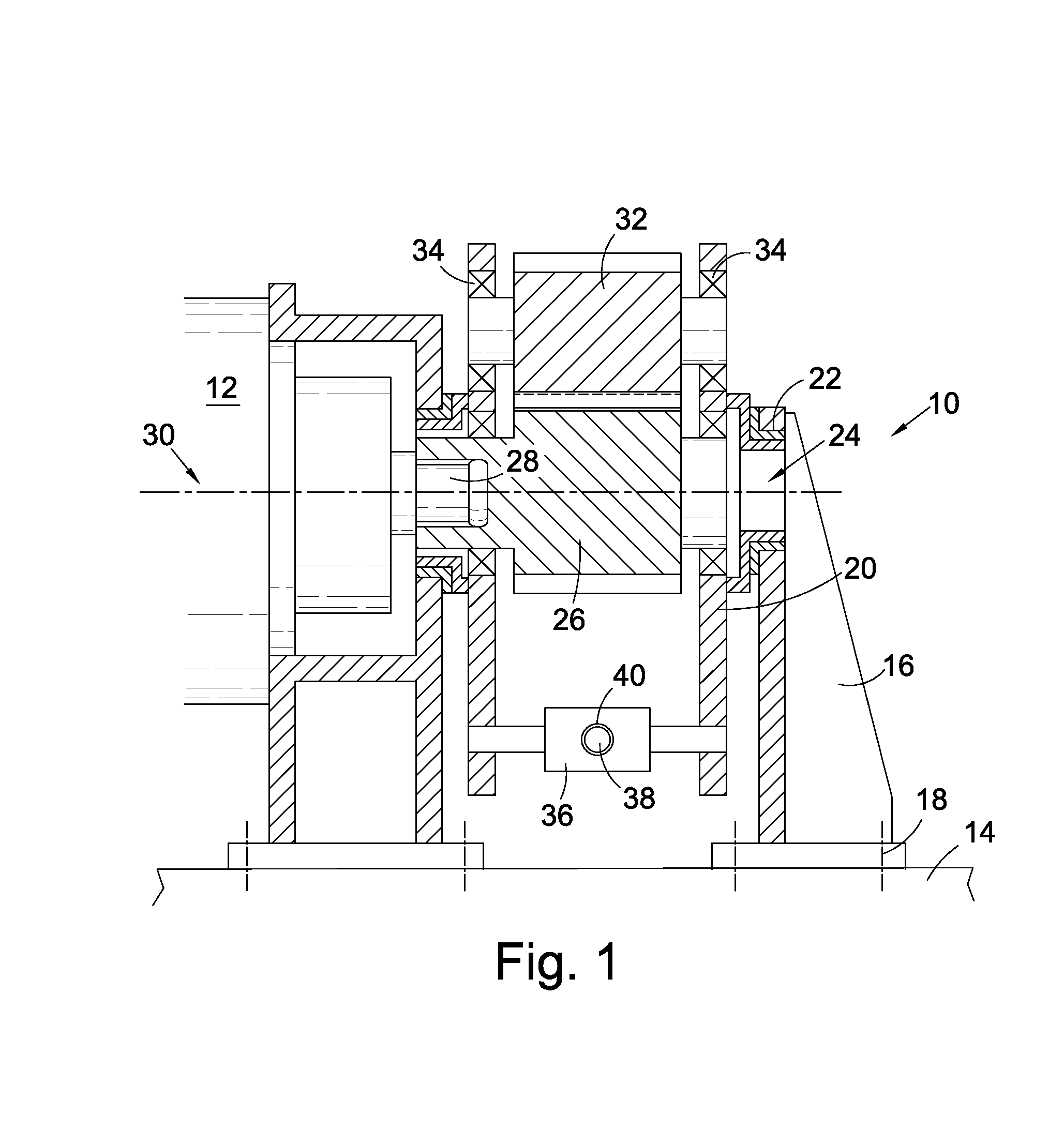 Apparatus and method for rotating a shaft