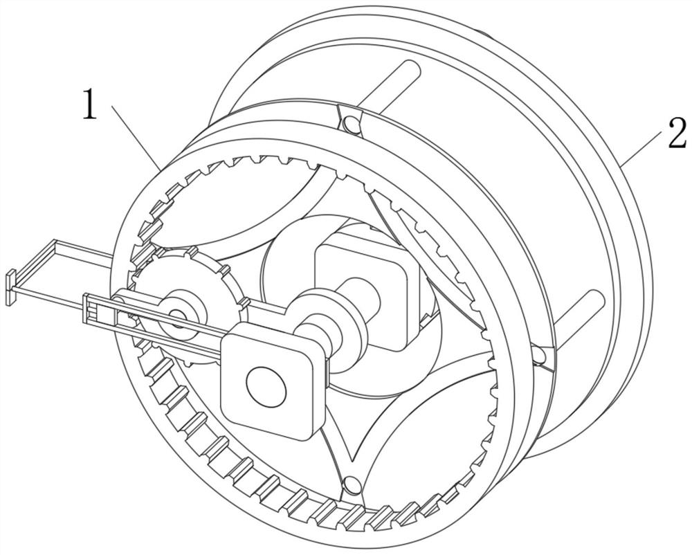 Periodic motion control structure