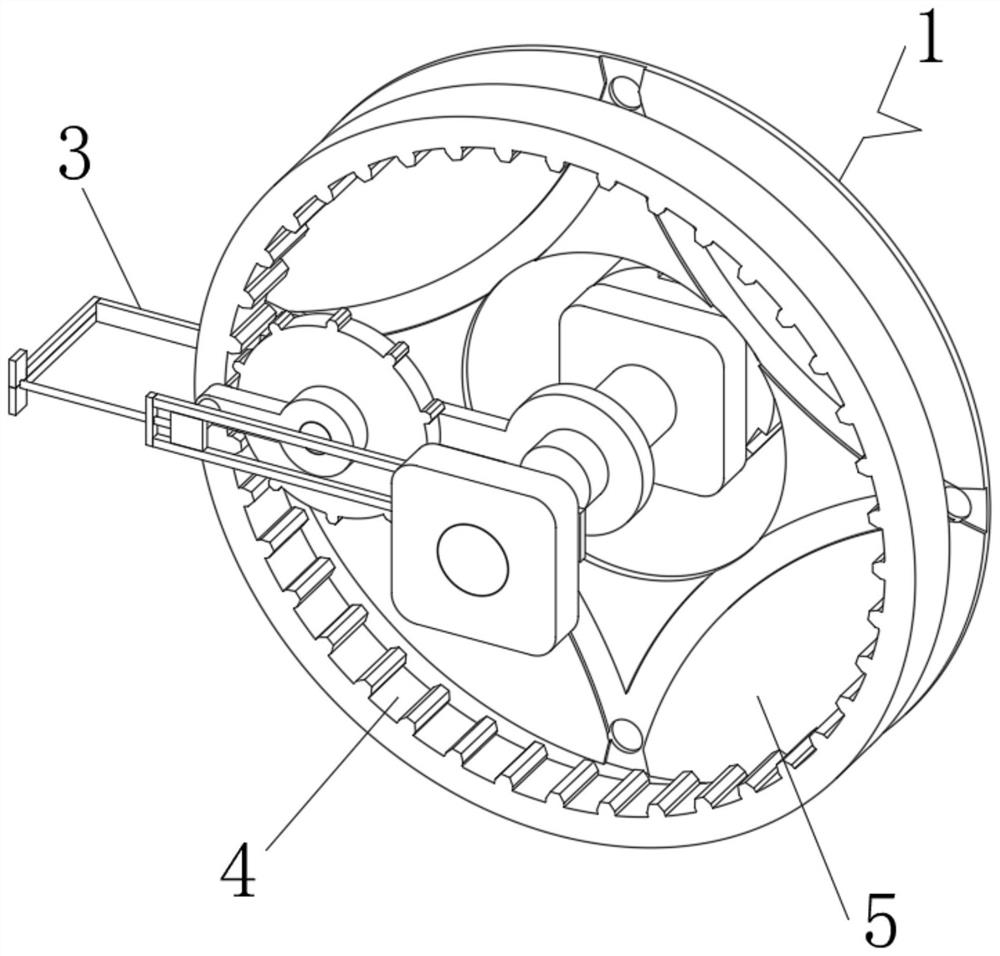 Periodic motion control structure