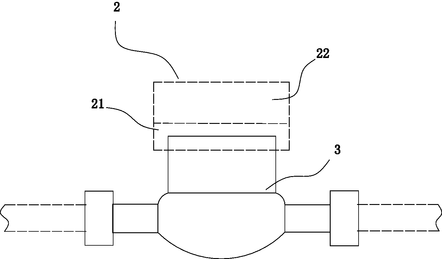 Household watermeter on-site calibration instrument and calibration method thereof