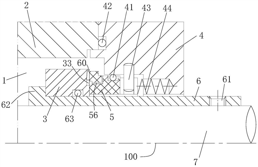 A diffuser self-pumping fluid dynamic and static pressure mechanical seal