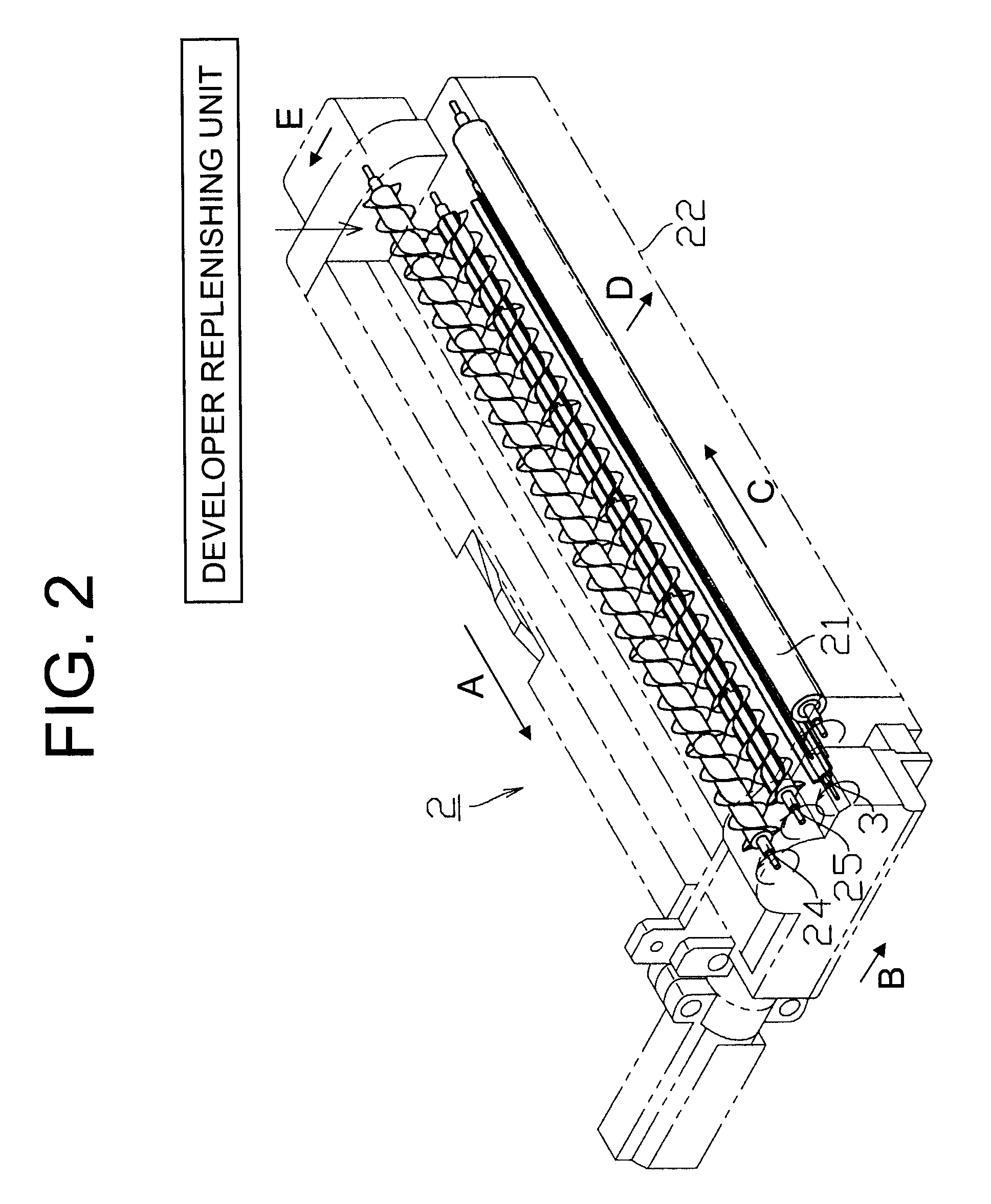 Paddle, developing device and image forming apparatus