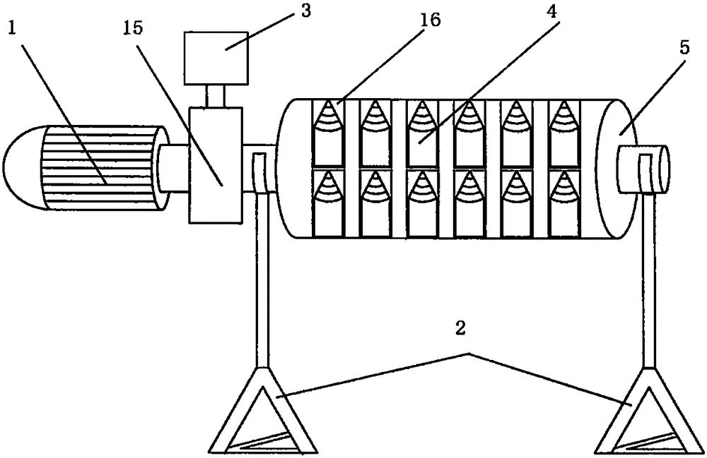 Rotational centrifugal launcher