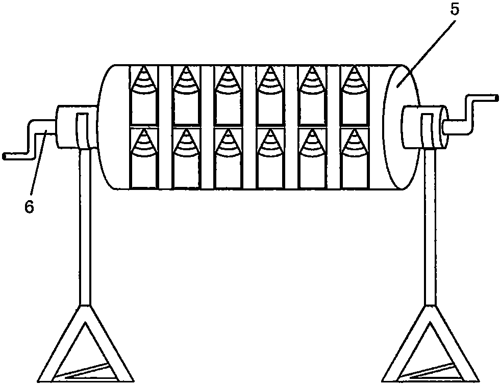 Rotational centrifugal launcher