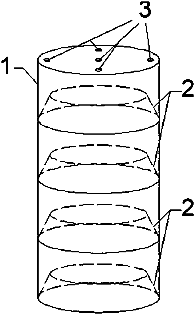 Inner ring type seabed suction anchor for deep sea and installation method thereof
