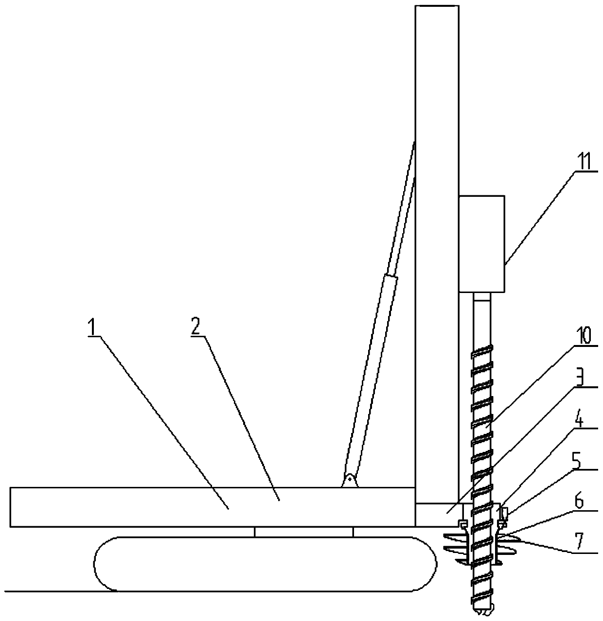 Method and hole reaming device for one-time pile forming of pile body and pile cap