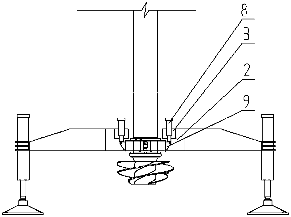 Method and hole reaming device for one-time pile forming of pile body and pile cap