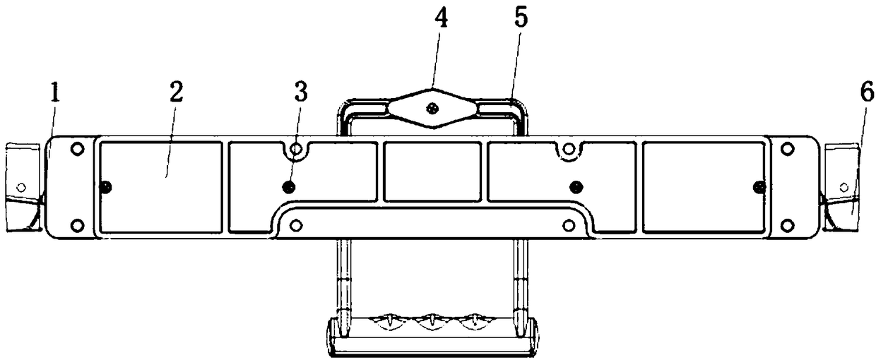 Drawing and locking structure