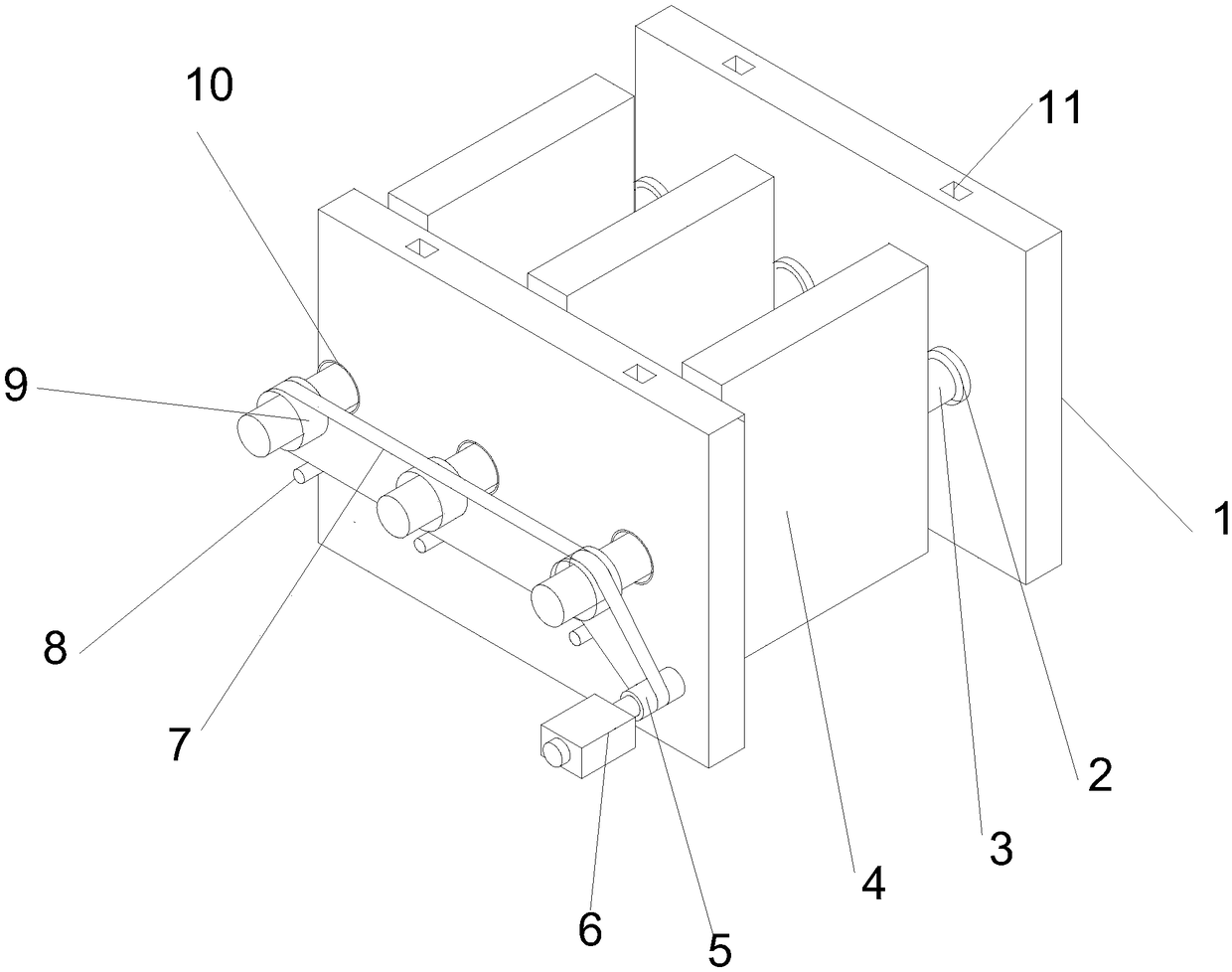 Paper cocooning frame device for silkworm rearing and cocooning