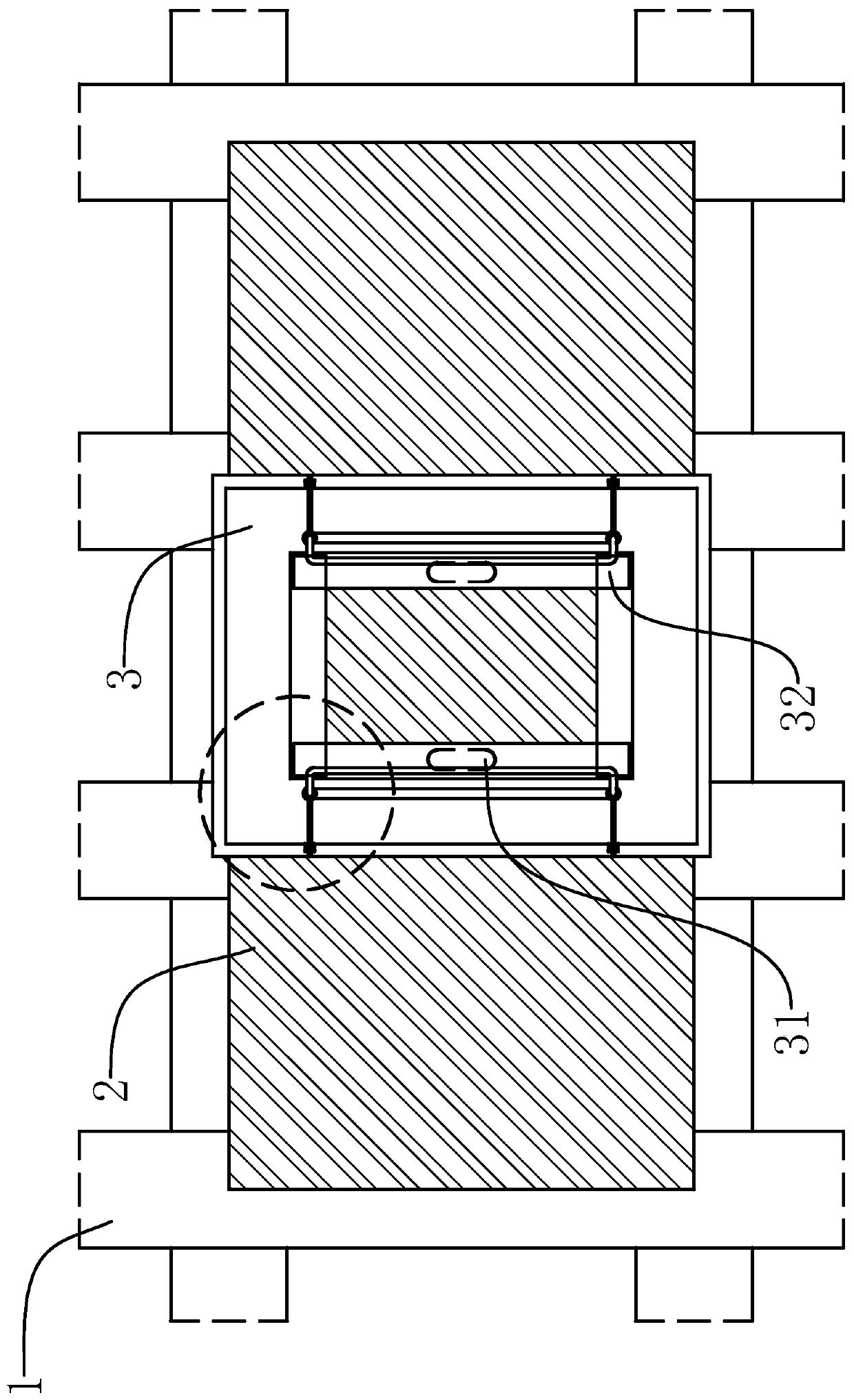 Safe and quick dismounting tool and panel dismounting method