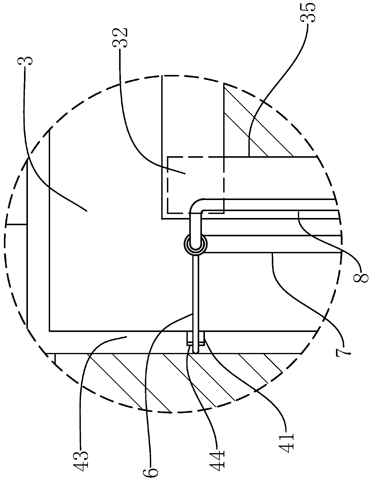 Safe and quick dismounting tool and panel dismounting method