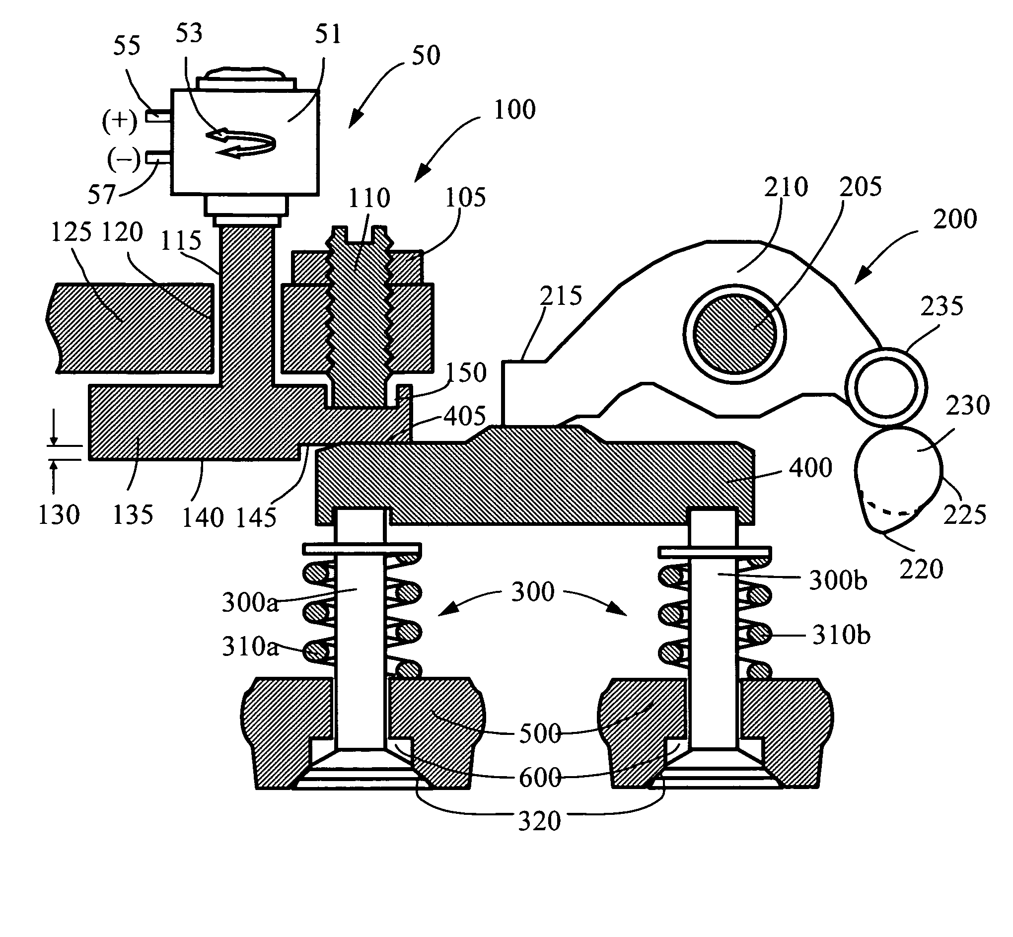 Engine braking apparatus with mechanical linkage and lash adjustment