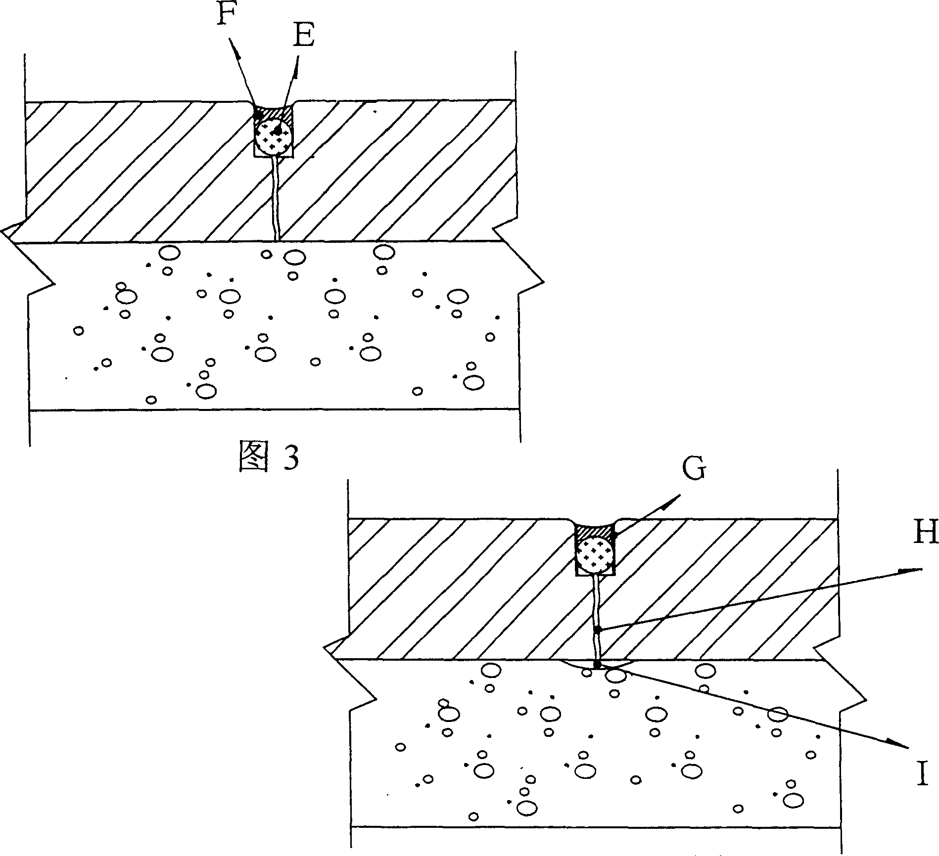 Construction method for preventing airport surface from forming crack and crushed stone