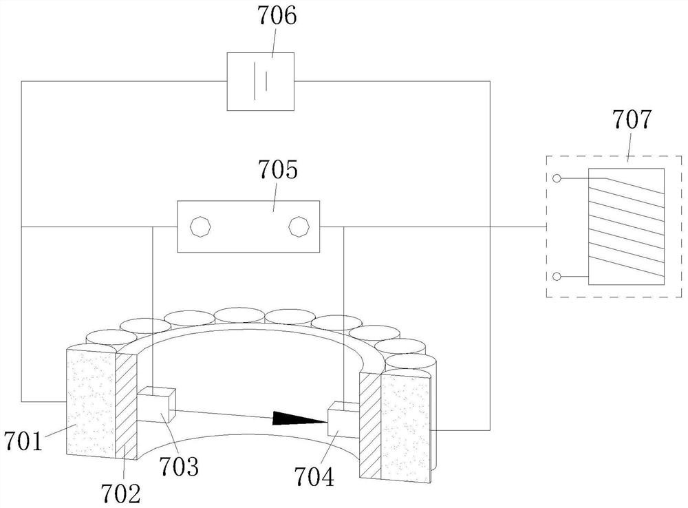 Concealed self-starting fire-fighting equipment for fire-fighting in buildings