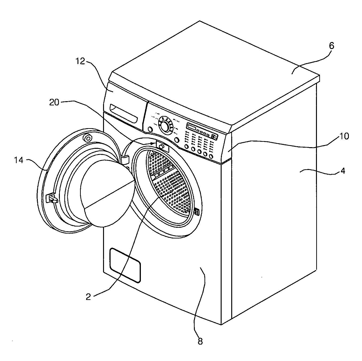 Laundry treatment machine and door switch thereof