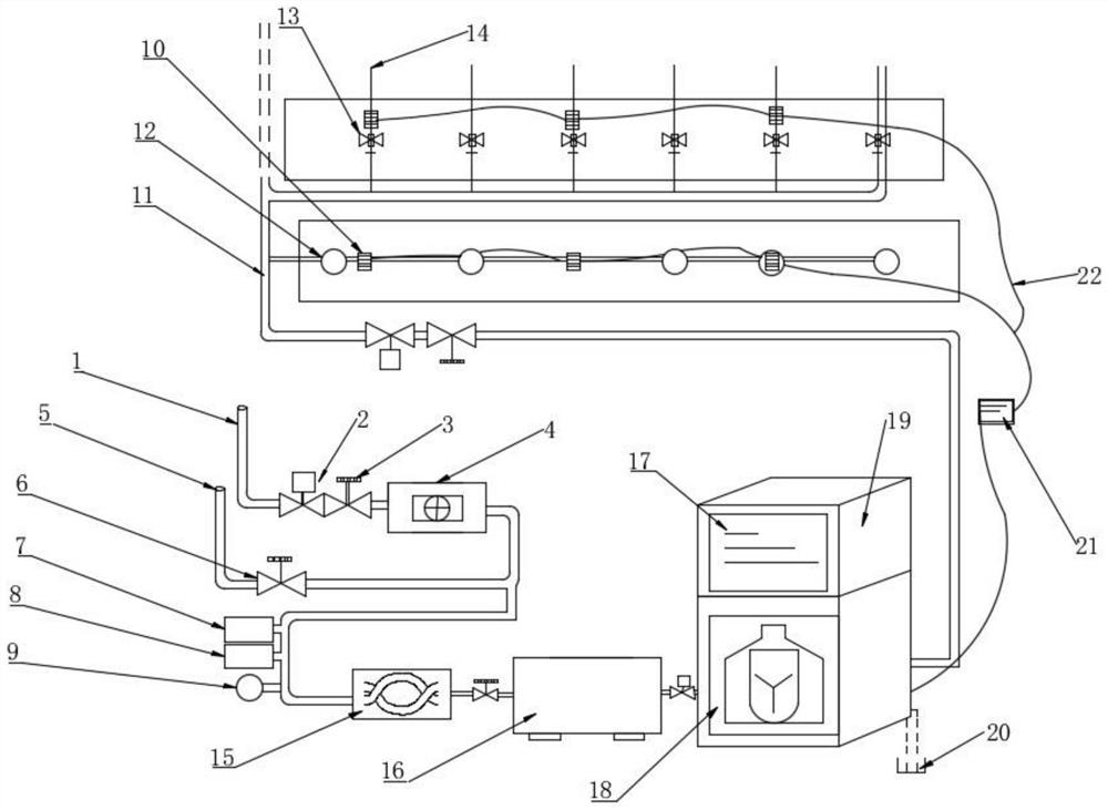 Irrigation device for intelligent agriculture