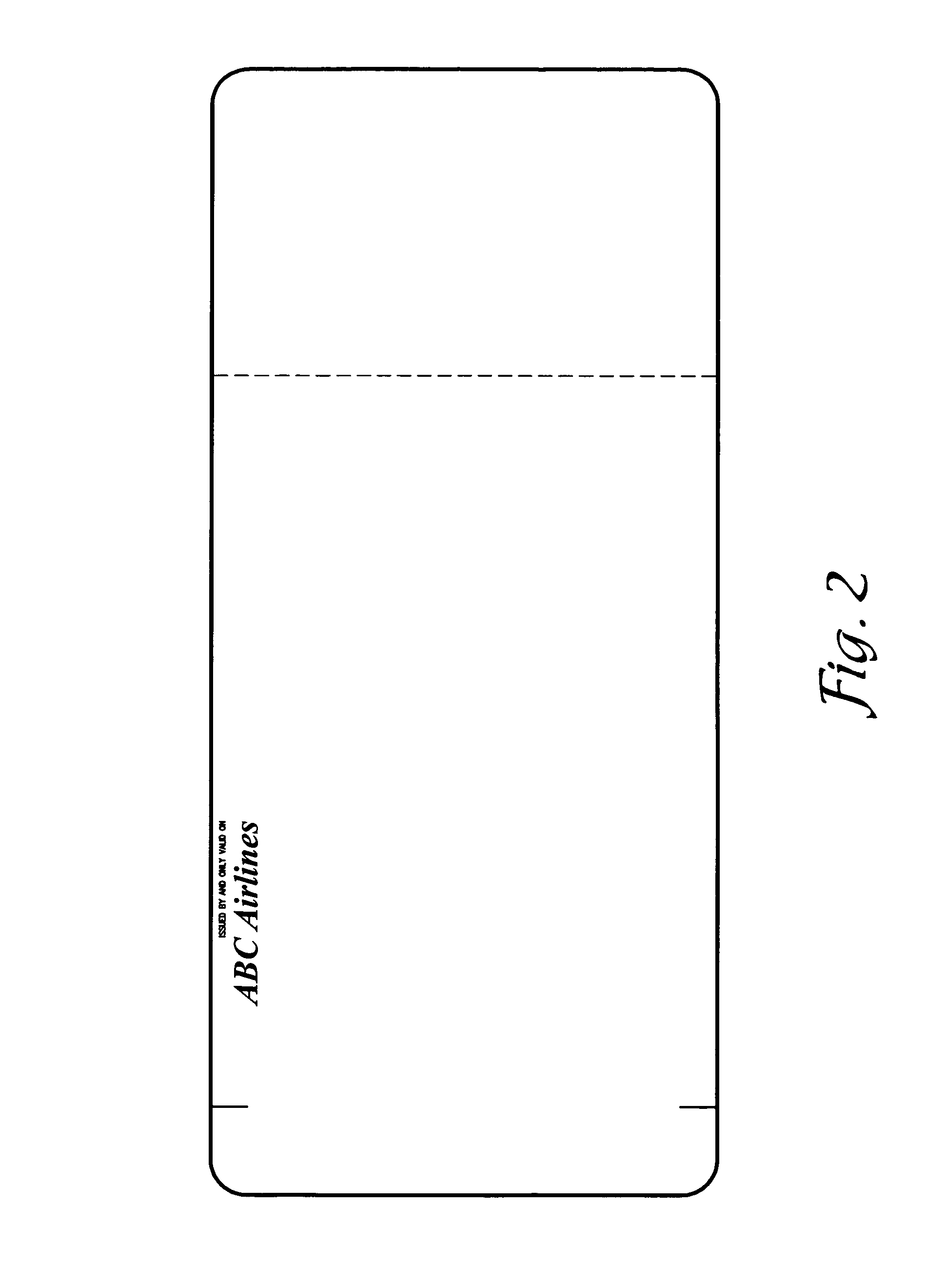 Method of selecting and storing airline ticket data