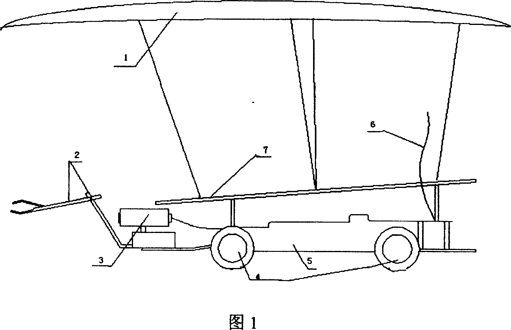 Loading method of star landing vehicle and equipment for landing