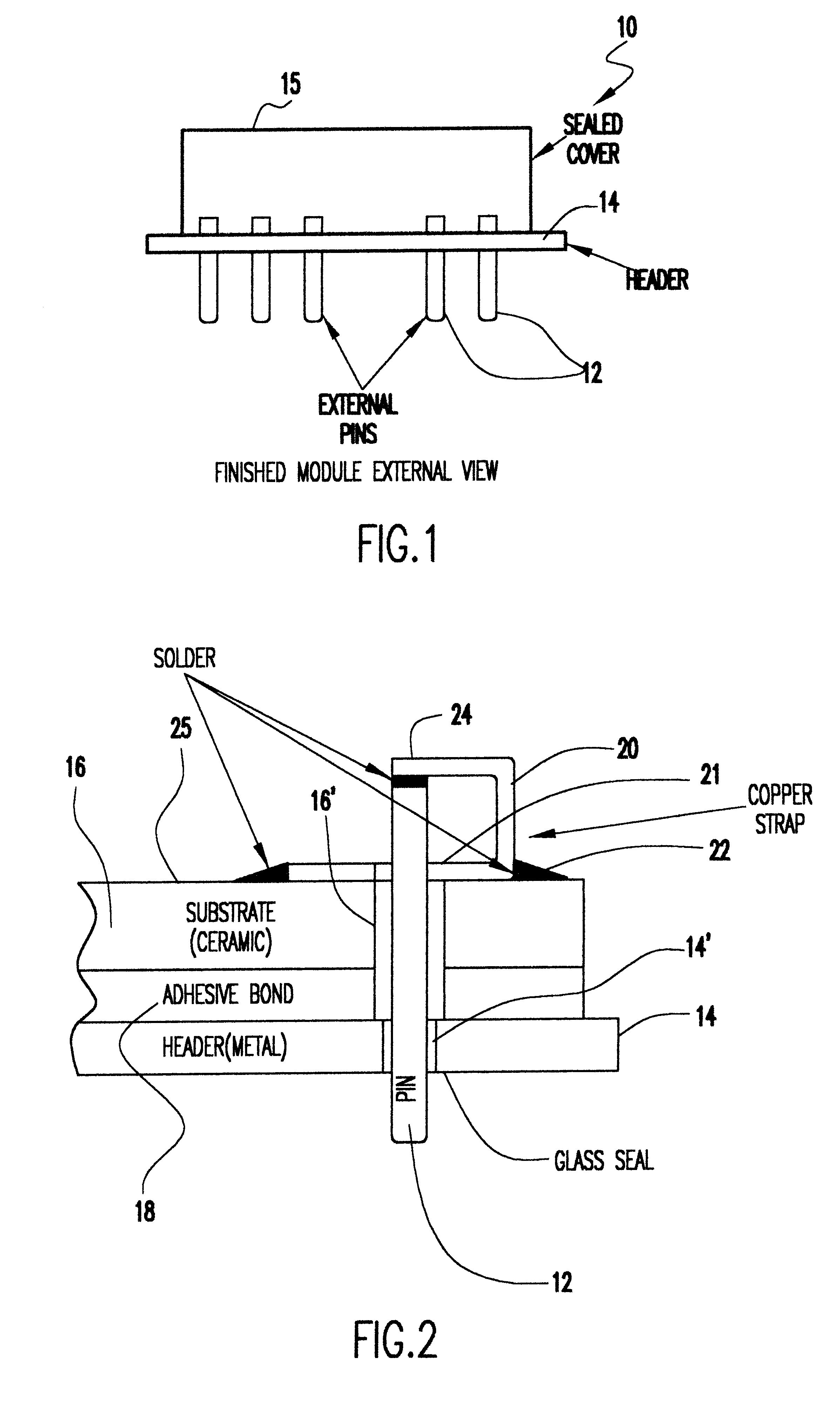 Solder cracking resistant I/O pin connections