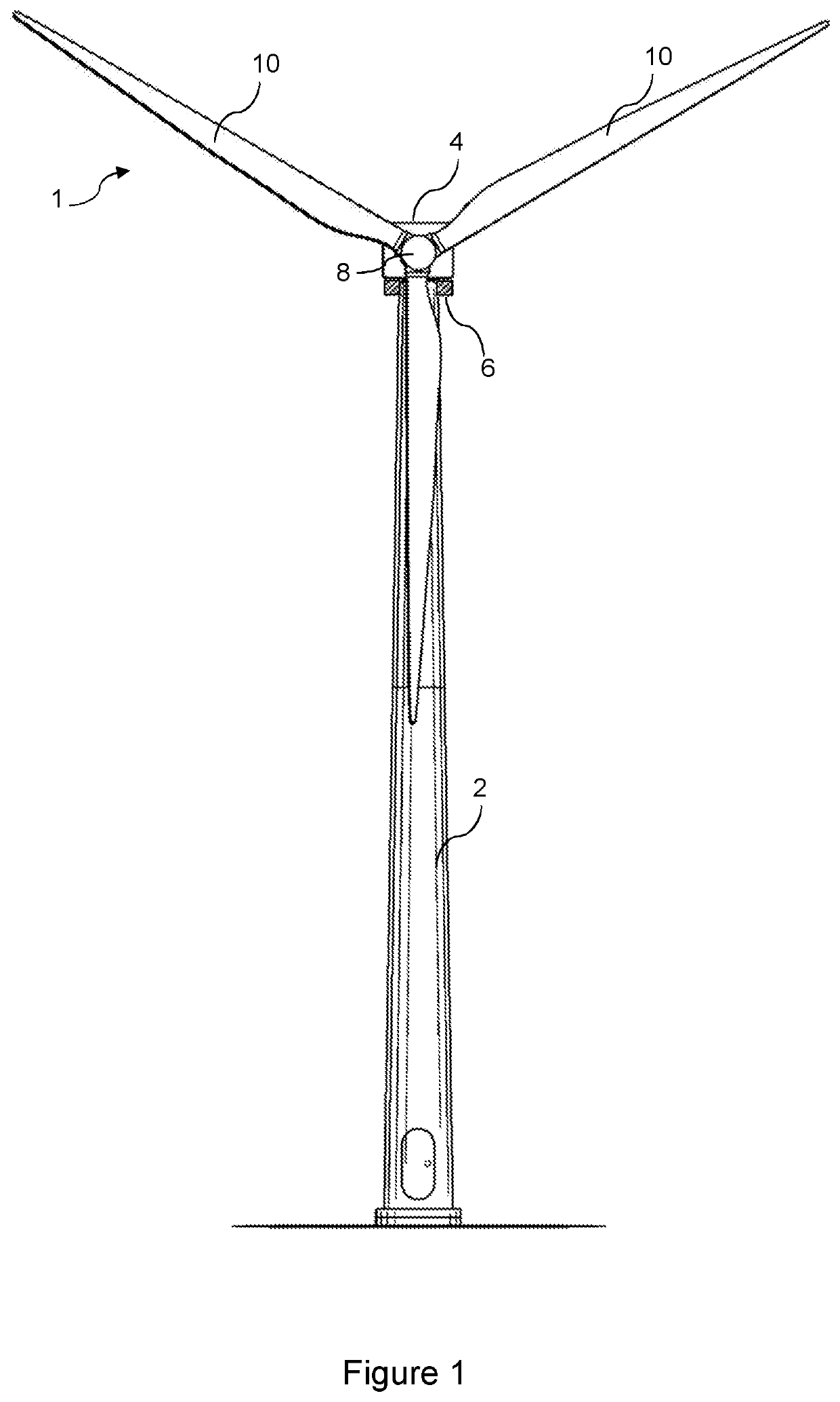 Rotor restraining apparatus and method for wind turbines