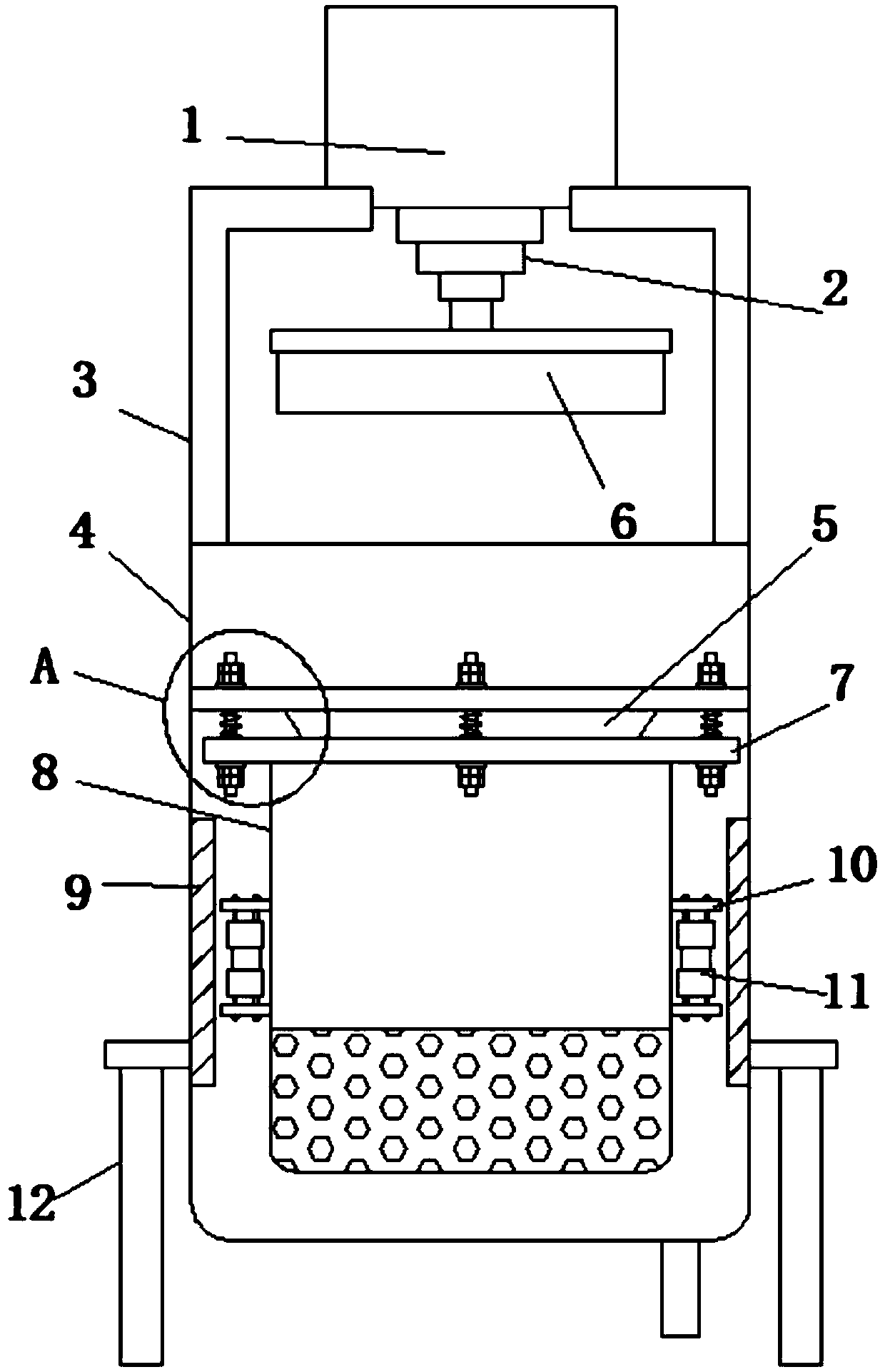 Special squeezer for grape wine brewing