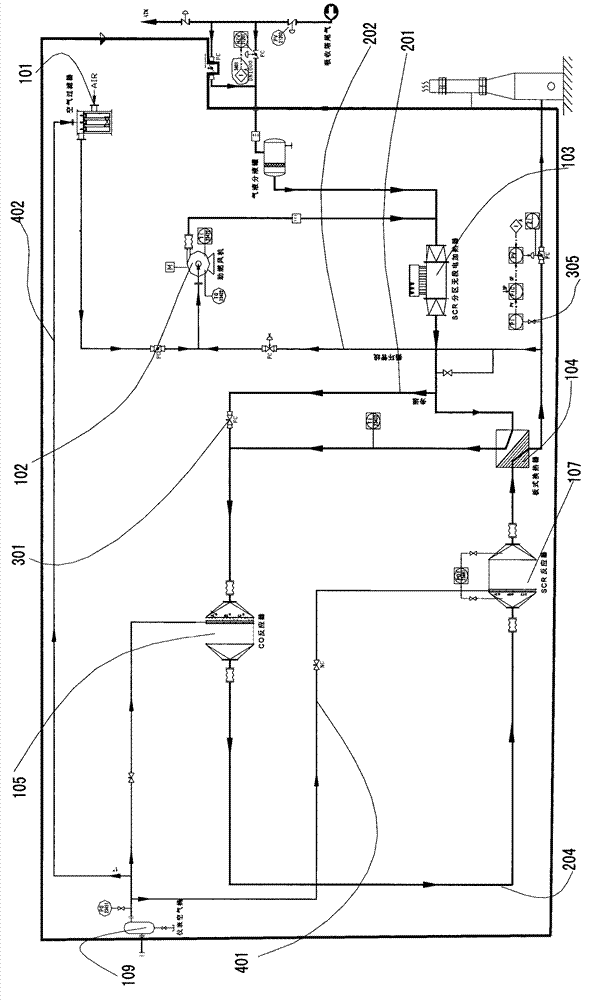 Sealed heating system and heating method