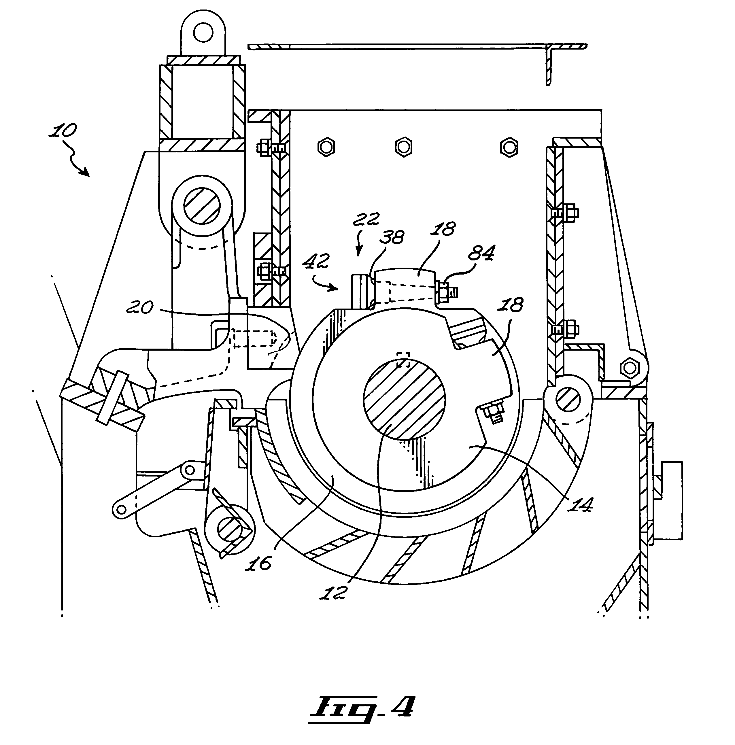 Grinder cutter tooth and anvil assembly