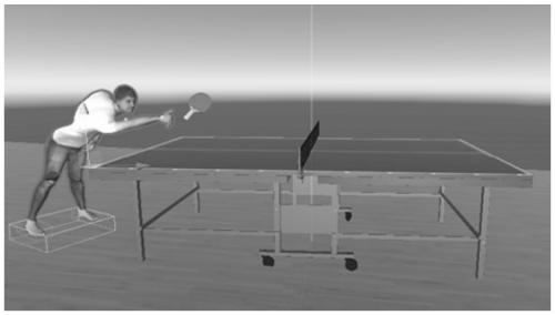 A virtual table tennis player hitting training method based on reinforcement learning