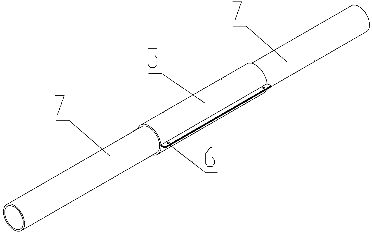 A composite material truss connection node