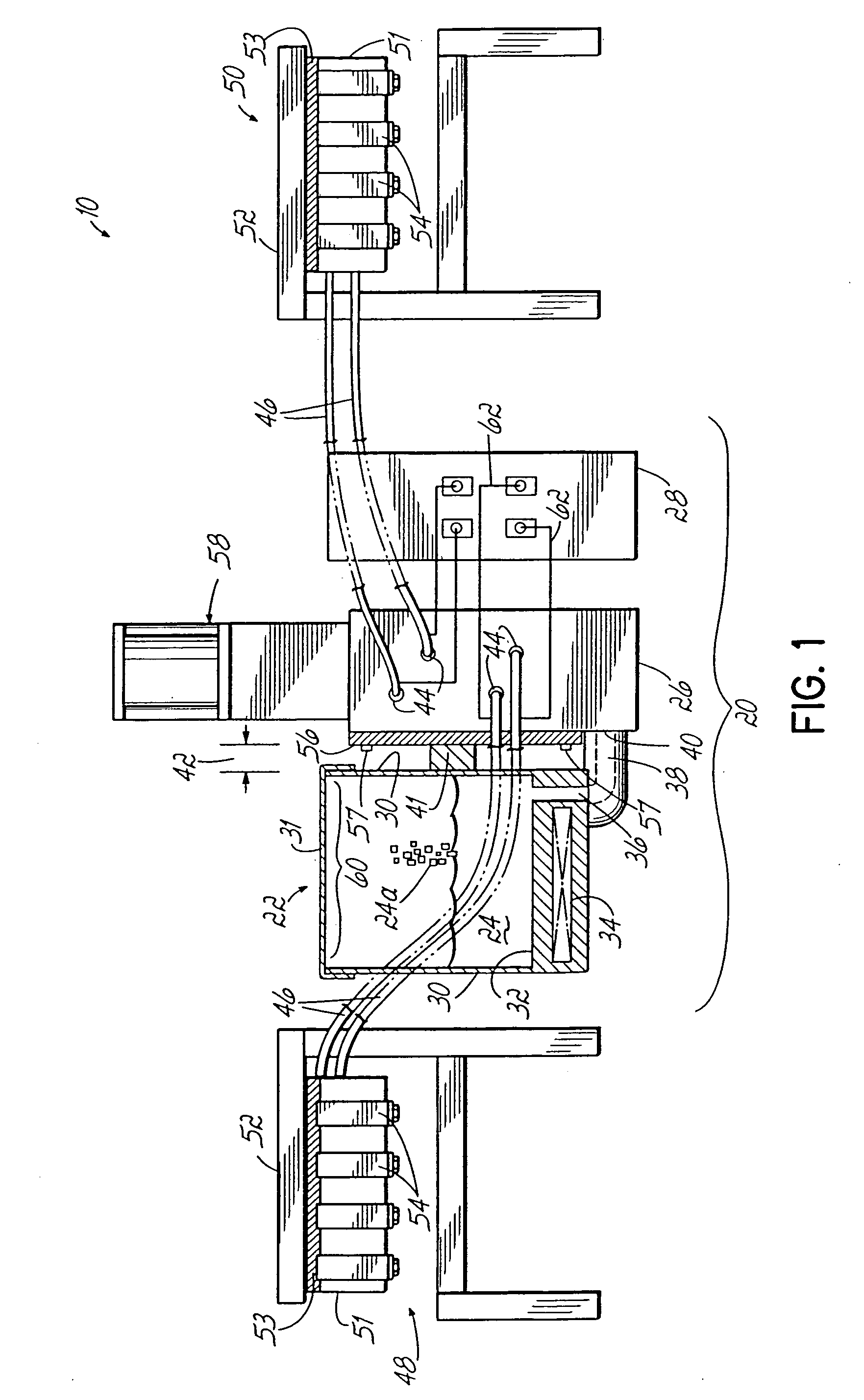 Hot melt adhesive system having centralized manifold and zone heating capability