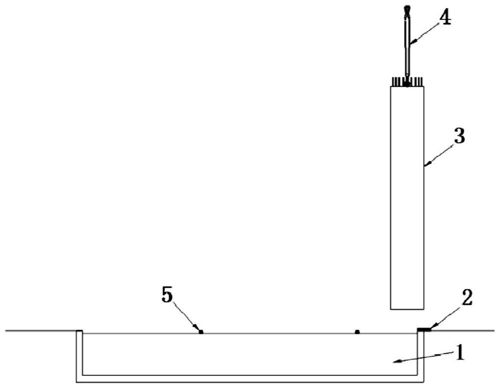 Prefabricated stand column in-plant overturning method
