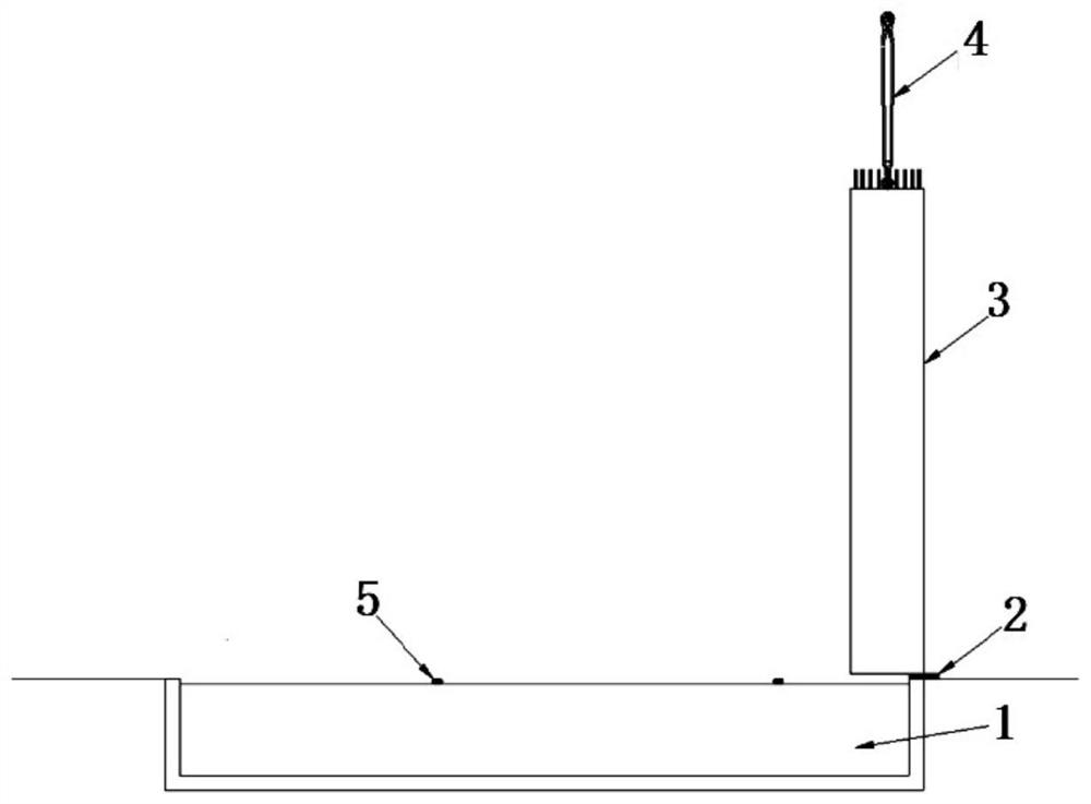 Prefabricated stand column in-plant overturning method