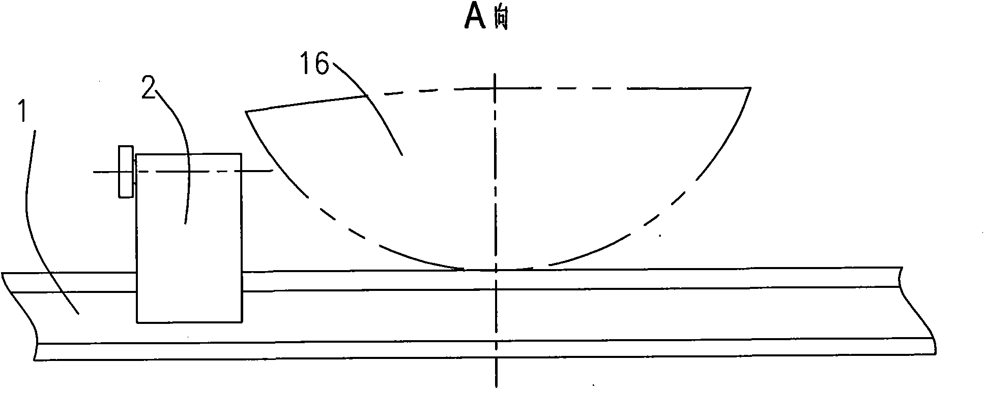 Positioning and locking device of large guide rail type hoisting crane