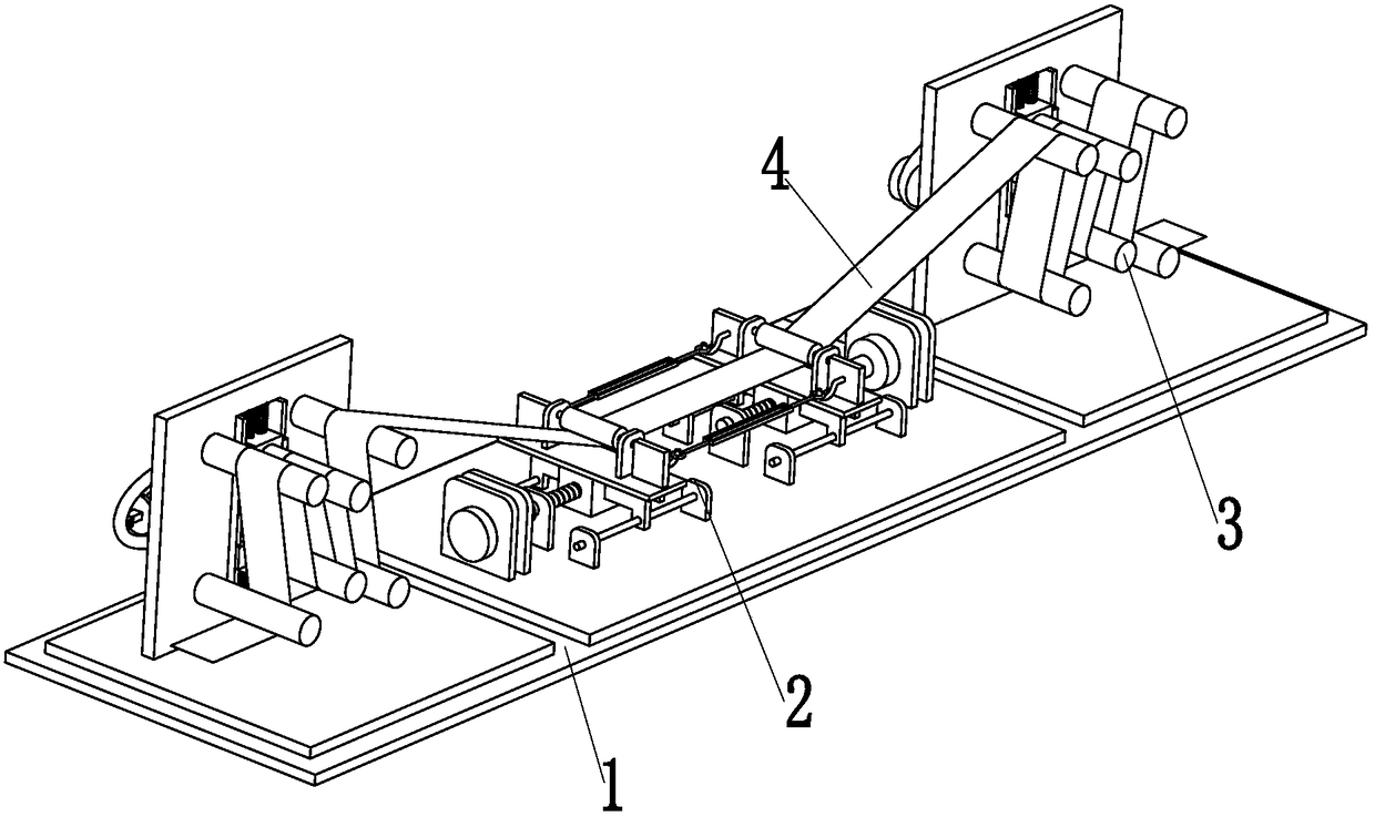 A single-stage pressure-resistant testing device for medical dialysis paper