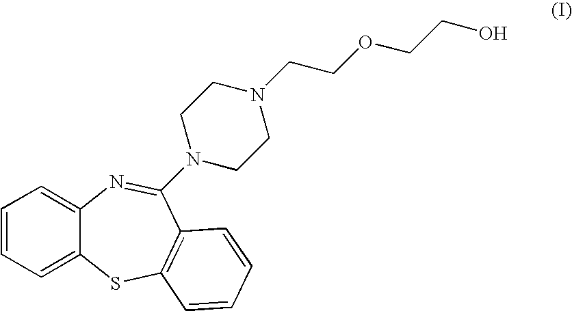 Pharmaceutical compositions containing quetiapine fumarate