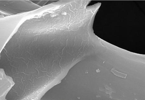 Self-welding process of fiber carbon with high length-diameter ratio