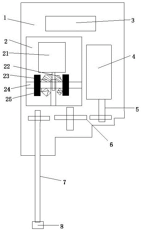 Percussion drill with magnetic excitation device