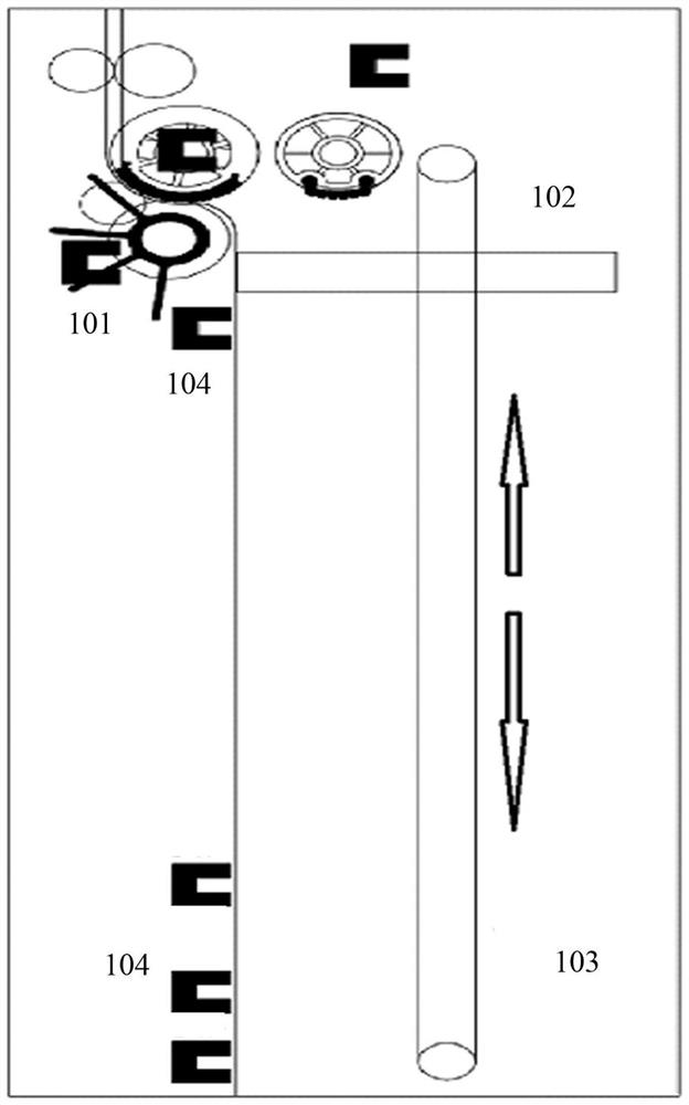 Method and device for adjusting medium bearing assembly