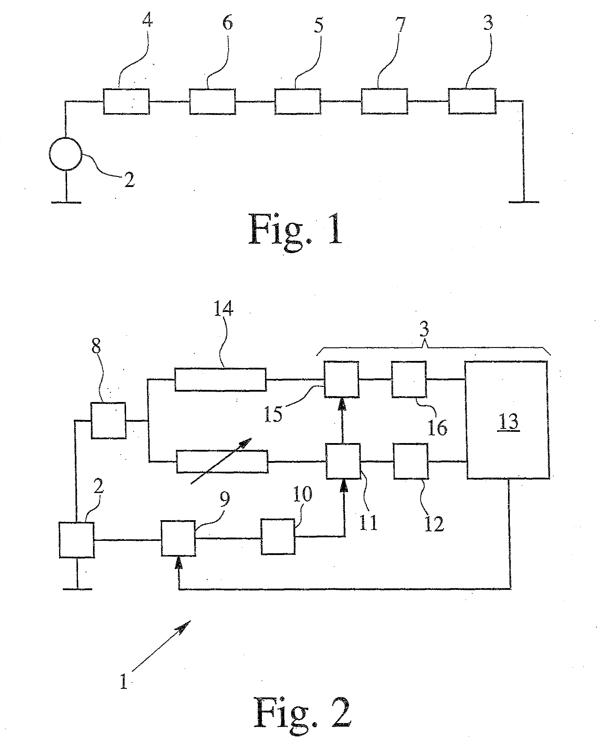 Capacitive level measurement and detection device