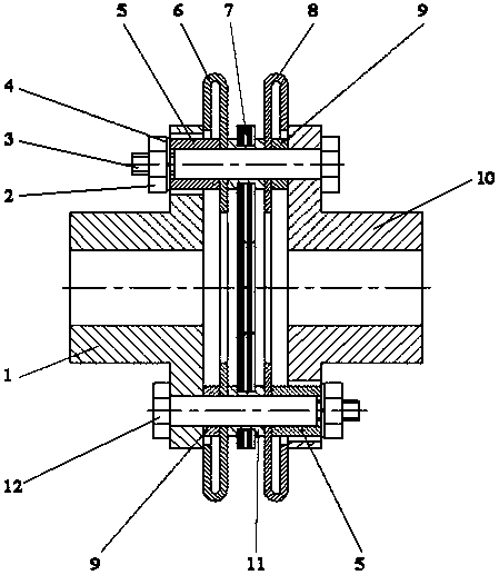 A Diaphragm Coupling with Axial Elastic Limitation