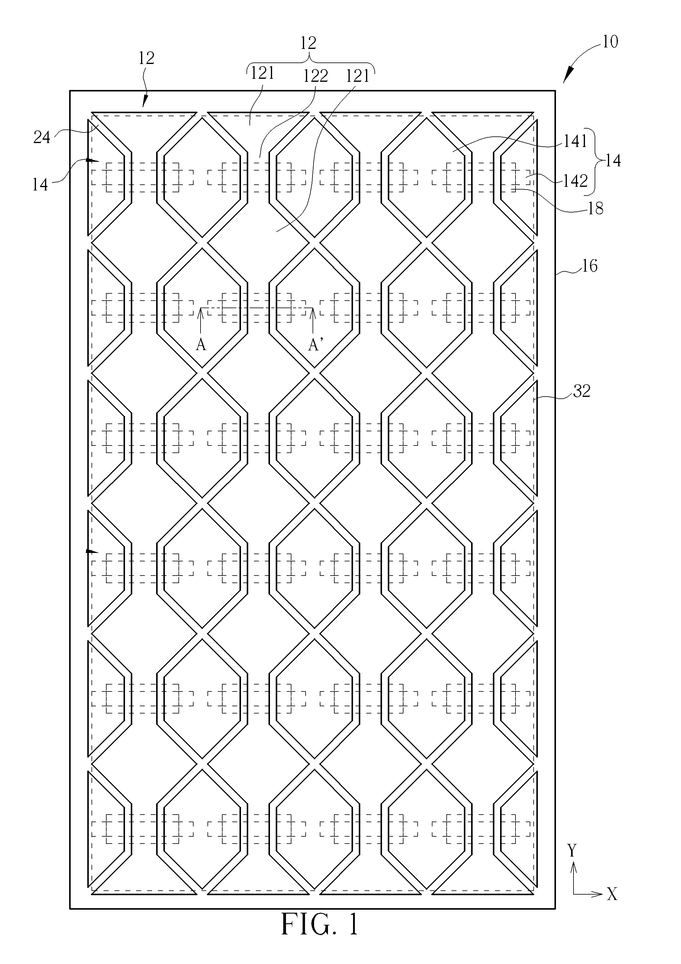 Capacitive touch panel and fabrication method thereof