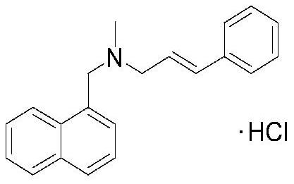 A kind of preparation method of naftifine hydrochloride